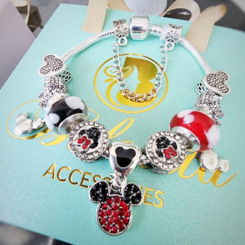 mickey mouse charm bracelet