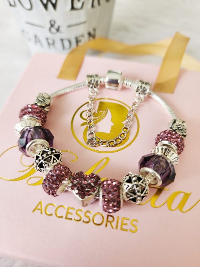 Purple Heart Charm Bracelet - Image 3